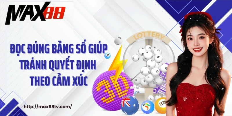 Đọc đúng bảng số giúp tránh quyết định theo cảm xúc